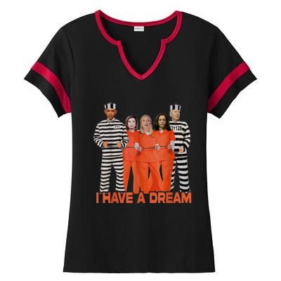 I Have A Dream Ladies Halftime Notch Neck Tee