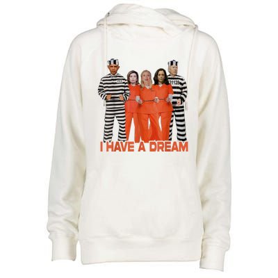 I Have A Dream Womens Funnel Neck Pullover Hood