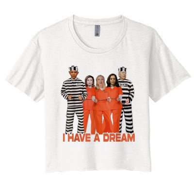 I Have A Dream Women's Crop Top Tee