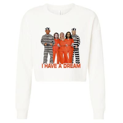 I Have A Dream Cropped Pullover Crew