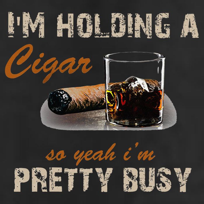 IM Holding A Cigar So Yeah IM Pretty Busy Cigar 15oz Campfire Ceramic Mug