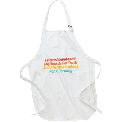 I Have Abandoned My Search For Truth Funny Retro Vintage Apron
