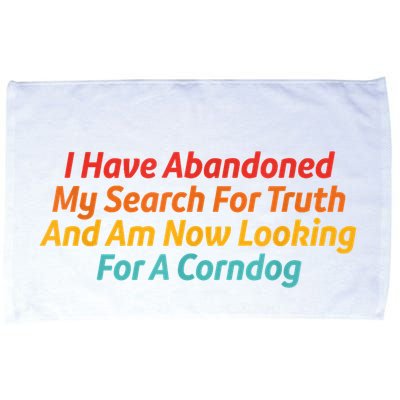 I Have Abandoned My Search For Truth Funny Retro Vintage Microfiber Hand Towel