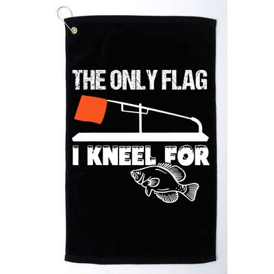 I Have A Crappie Attitude Funny Crappie Fishing Fisherman Golf Towel