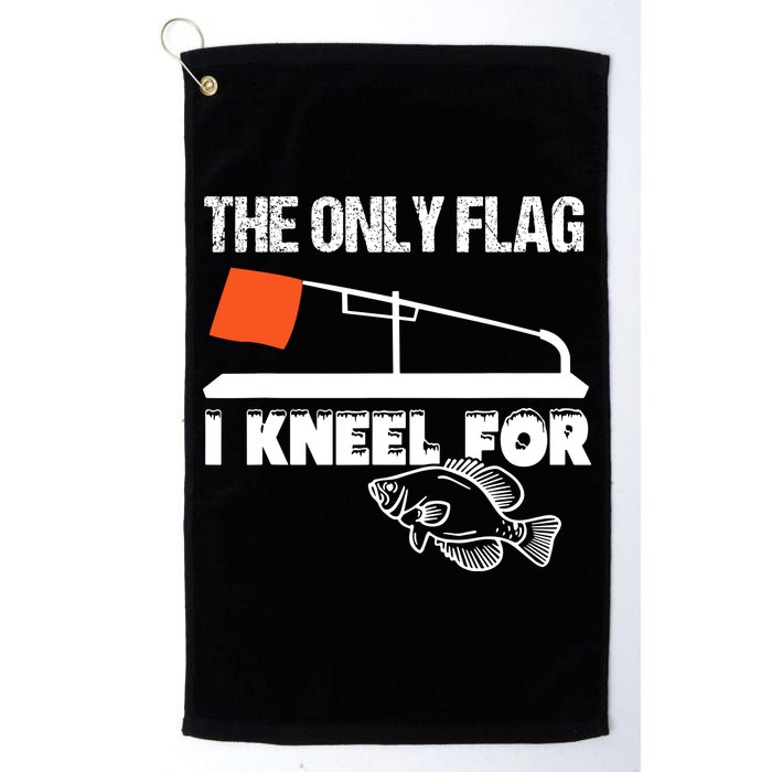 I Have A Crappie Attitude Funny Crappie Fishing Fisherman Golf Towel