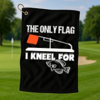 I Have A Crappie Attitude Funny Crappie Fishing Fisherman Golf Towel