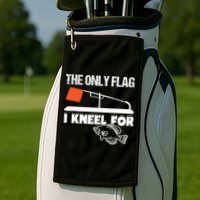 I Have A Crappie Attitude Funny Crappie Fishing Fisherman Golf Towel