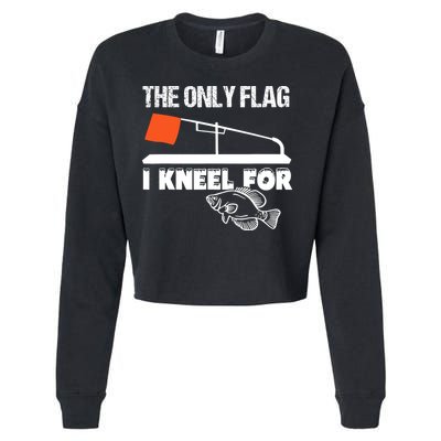 I Have A Crappie Attitude Funny Crappie Fishing Fisherman Cropped Pullover Crew