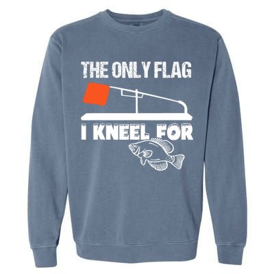 I Have A Crappie Attitude Funny Crappie Fishing Fisherman Garment-Dyed Sweatshirt
