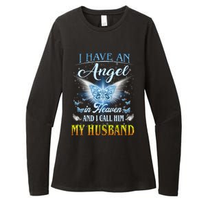 I Have An Angel In Heaven And I Call Him My Husband Memories Cool Gift Womens CVC Long Sleeve Shirt