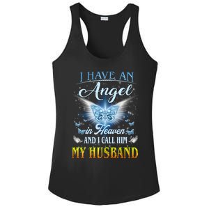 I Have An Angel In Heaven And I Call Him My Husband Memories Cool Gift Ladies PosiCharge Competitor Racerback Tank