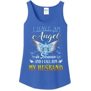 I Have An Angel In Heaven And I Call Him My Husband Memories Cool Gift Ladies Essential Tank