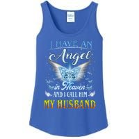 I Have An Angel In Heaven And I Call Him My Husband Memories Cool Gift Ladies Essential Tank