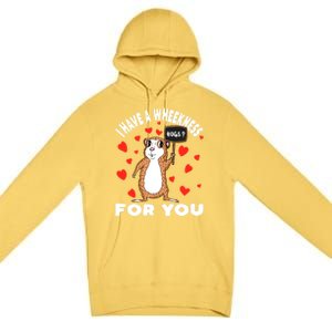 I Have A Weakness For You Guinea Pig Meaningful Gift Premium Pullover Hoodie