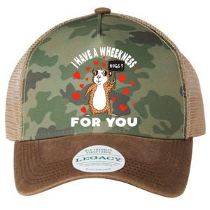 I Have A Weakness For You Guinea Pig Meaningful Gift Legacy Tie Dye Trucker Hat