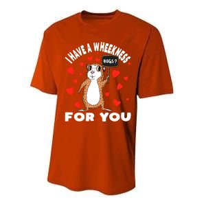 I Have A Weakness For You Guinea Pig Meaningful Gift Performance Sprint T-Shirt