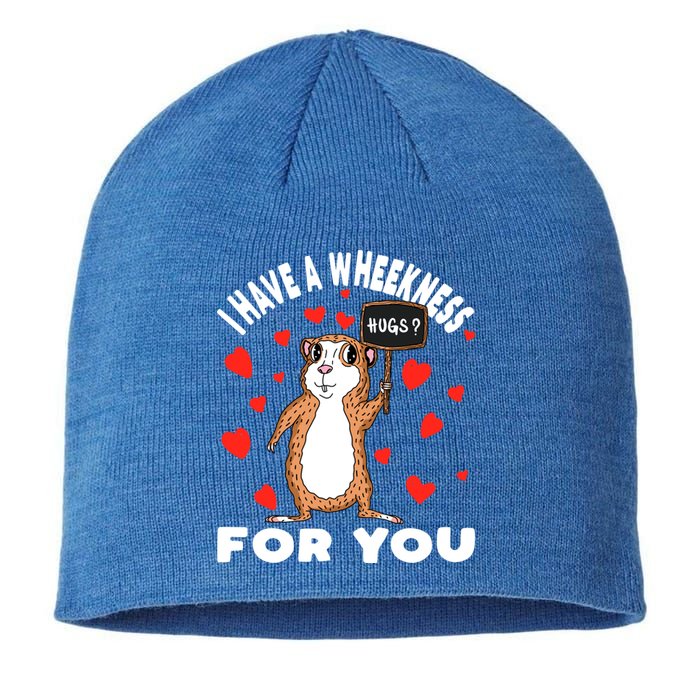 I Have A Weakness For You Guinea Pig Meaningful Gift Sustainable Beanie