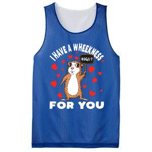 I Have A Weakness For You Guinea Pig Meaningful Gift Mesh Reversible Basketball Jersey Tank