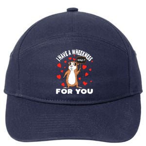 I Have A Weakness For You Guinea Pig Meaningful Gift 7-Panel Snapback Hat