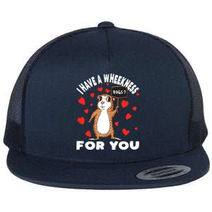 I Have A Weakness For You Guinea Pig Meaningful Gift Flat Bill Trucker Hat