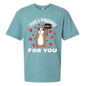 I Have A Weakness For You Guinea Pig Meaningful Gift Sueded Cloud Jersey T-Shirt