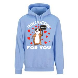 I Have A Weakness For You Guinea Pig Meaningful Gift Unisex Surf Hoodie