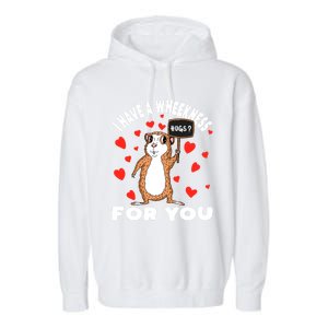 I Have A Weakness For You Guinea Pig Meaningful Gift Garment-Dyed Fleece Hoodie