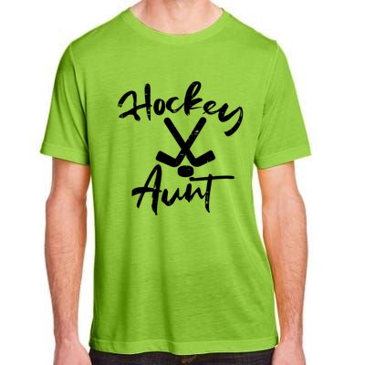 Ice Hockey Aunt Cute Mothers Day Aunty Auntie Nephew Great Gift Adult ChromaSoft Performance T-Shirt