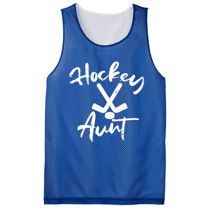 Ice Hockey Aunt Cute Mothers Day Aunty Auntie Nephew Great Gift Mesh Reversible Basketball Jersey Tank