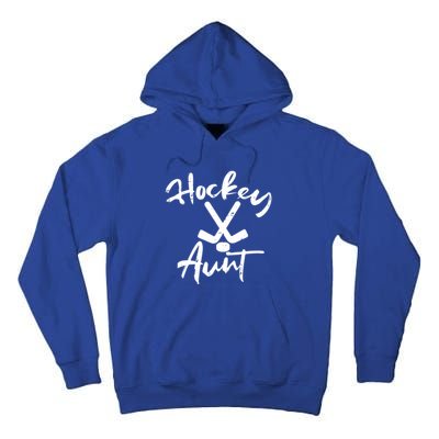 Ice Hockey Aunt Cute Mothers Day Aunty Auntie Nephew Great Gift Tall Hoodie