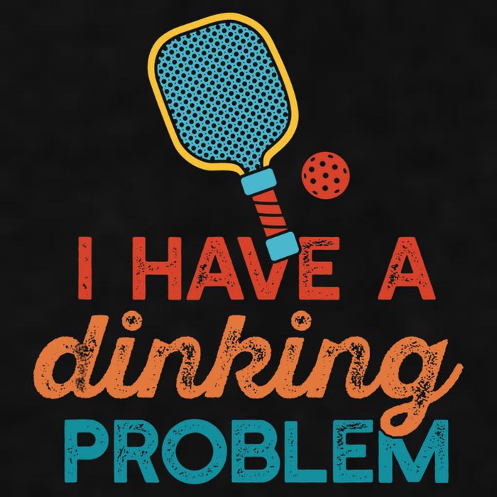 I HAVE A DINKING PROBLEM PICKLEBALL Dink Pickle Ball Meme Ladies PosiCharge Tri-Blend Wicking Tank