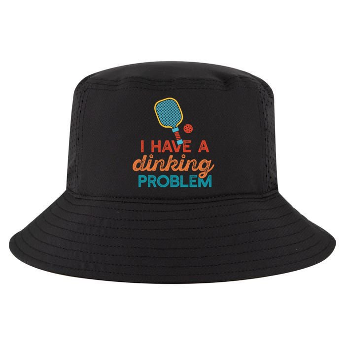 I HAVE A DINKING PROBLEM PICKLEBALL Dink Pickle Ball Meme Cool Comfort Performance Bucket Hat