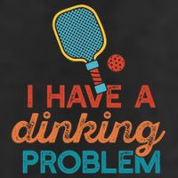 I HAVE A DINKING PROBLEM PICKLEBALL Dink Pickle Ball Meme Adult Drive Performance Visor