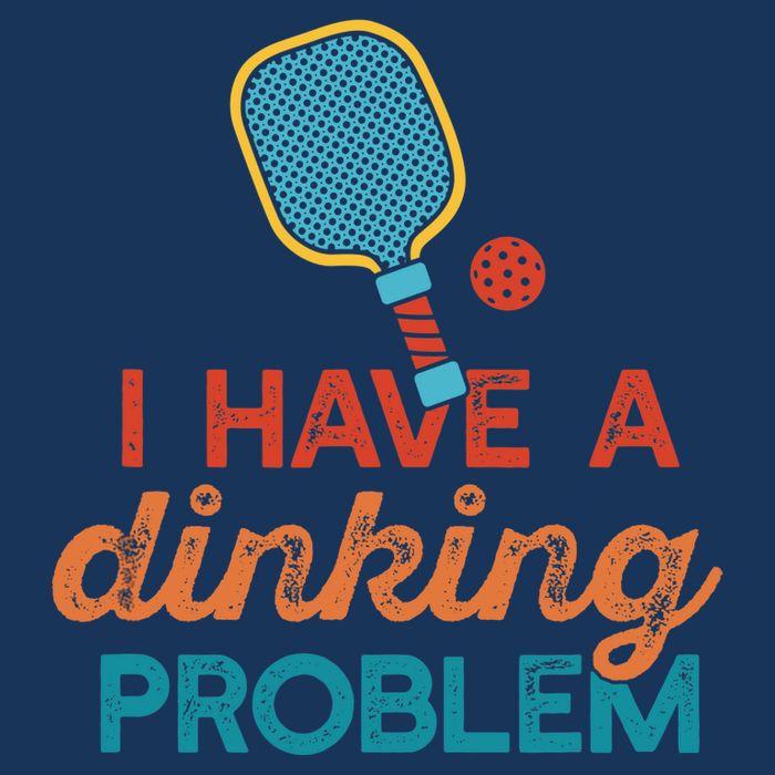 I HAVE A DINKING PROBLEM PICKLEBALL Dink Pickle Ball Meme Infant Baby Jersey Bodysuit