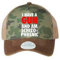 I Have A Gun And Am Schizophrenic Legacy Tie Dye Trucker Hat