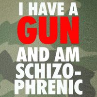 I Have A Gun And Am Schizophrenic Legacy Tie Dye Trucker Hat