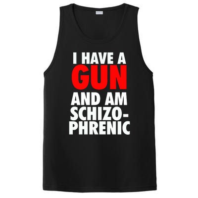 I Have A Gun And Am Schizophrenic PosiCharge Competitor Tank