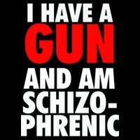 I Have A Gun And Am Schizophrenic Wool Snapback Cap