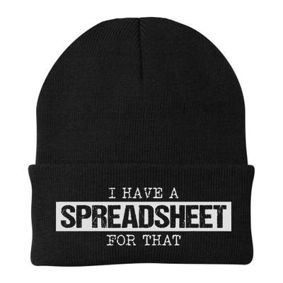 I Have A Spreadsheet For That Funny Nerd Geek Humor Gift Knit Cap Winter Beanie