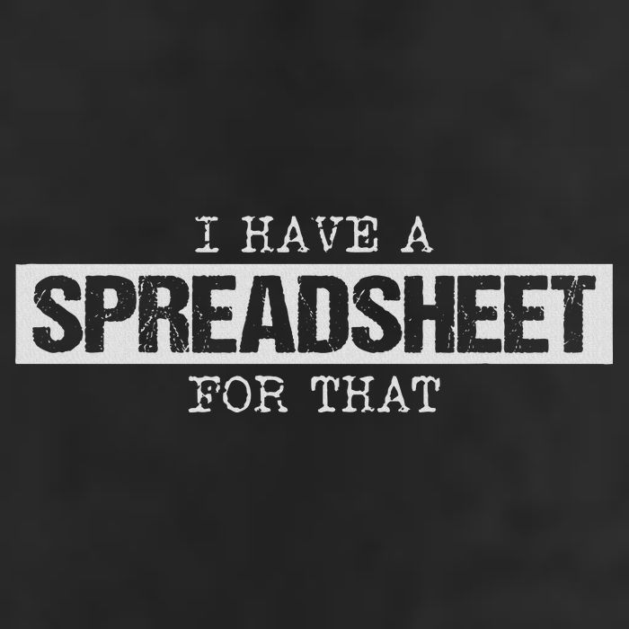 I Have A Spreadsheet For That Funny Nerd Geek Humor Gift Knit Cap Winter Beanie