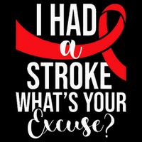 I Had A Stroke  Stroke Survivor Red Awareness Ribbon 16 in Basic Backpack