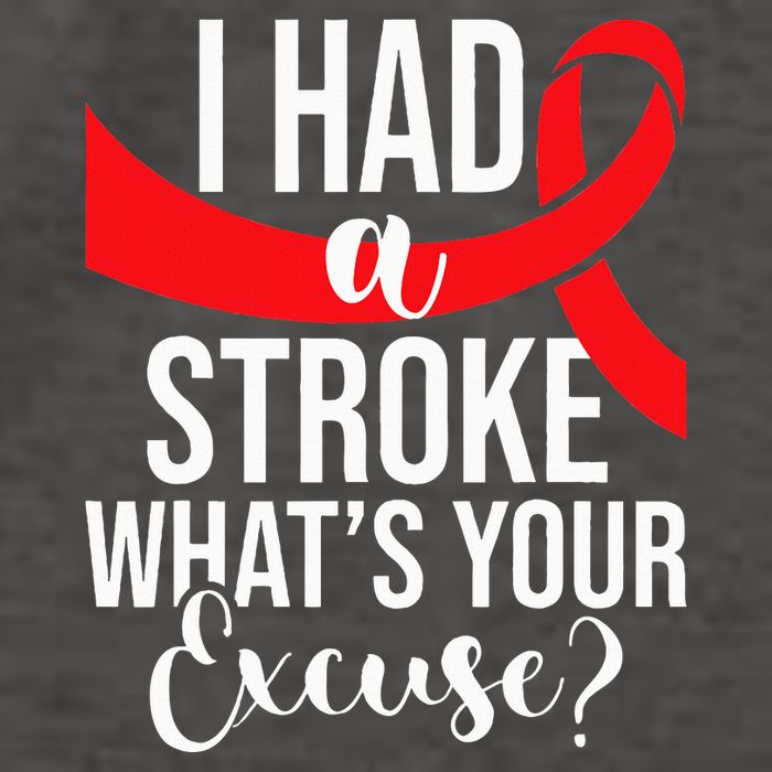 I Had A Stroke  Stroke Survivor Red Awareness Ribbon Vector Backpack