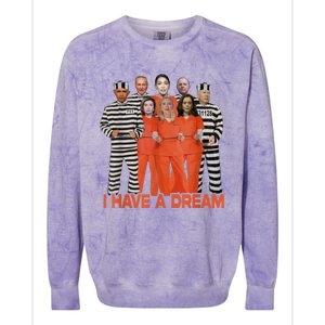 I Have A Dream Funny Biden Anti Kamala Colorblast Crewneck Sweatshirt