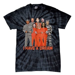 I Have A Dream Funny Biden Anti Kamala Tie-Dye T-Shirt