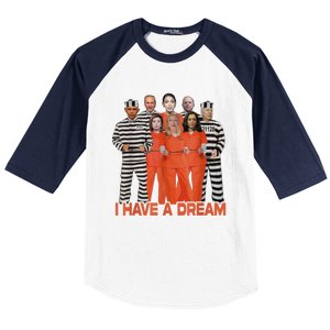 I Have A Dream Funny Biden Anti Kamala Baseball Sleeve Shirt