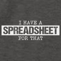 I Have A Spreadsheet For That Funny Nerd Geek Humor Gift Vector Backpack
