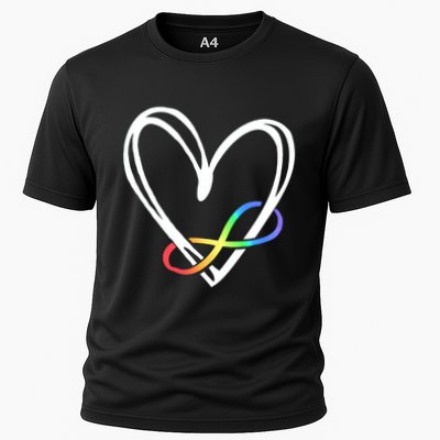 Infinity Heart Autism Awareness Love Needs No Words Tie Dye Funny Gift Performance Shirt