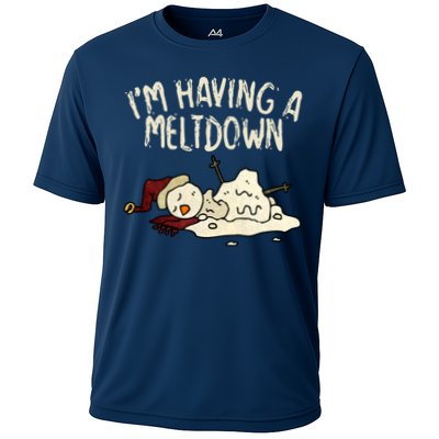 I'm Having A Meltdown Funny Snowman Performance Shirt