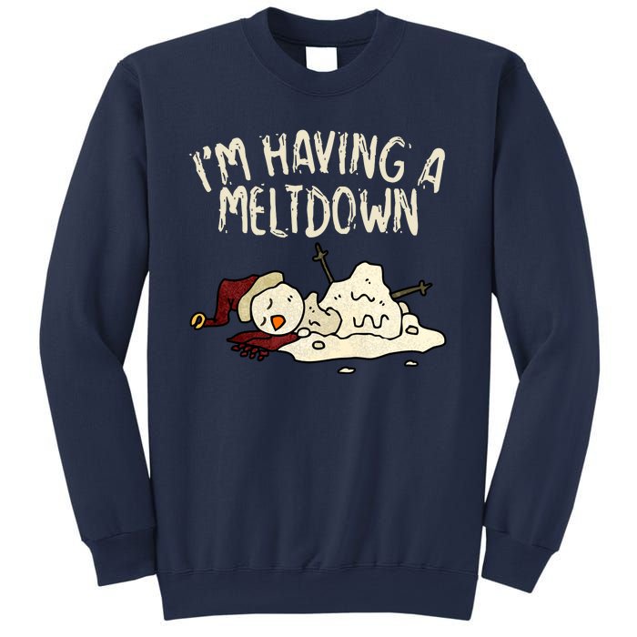 I'm Having A Meltdown Funny Snowman Sweatshirt