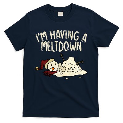 I'm Having A Meltdown Funny Snowman T-Shirt